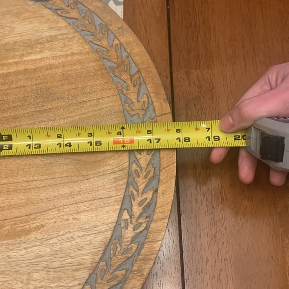 Decorative Wooden Lazy Susan - Picture 4 of 4